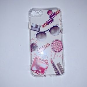 Makeup iPhone 7 clear case